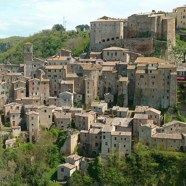 Panrama di Sorano